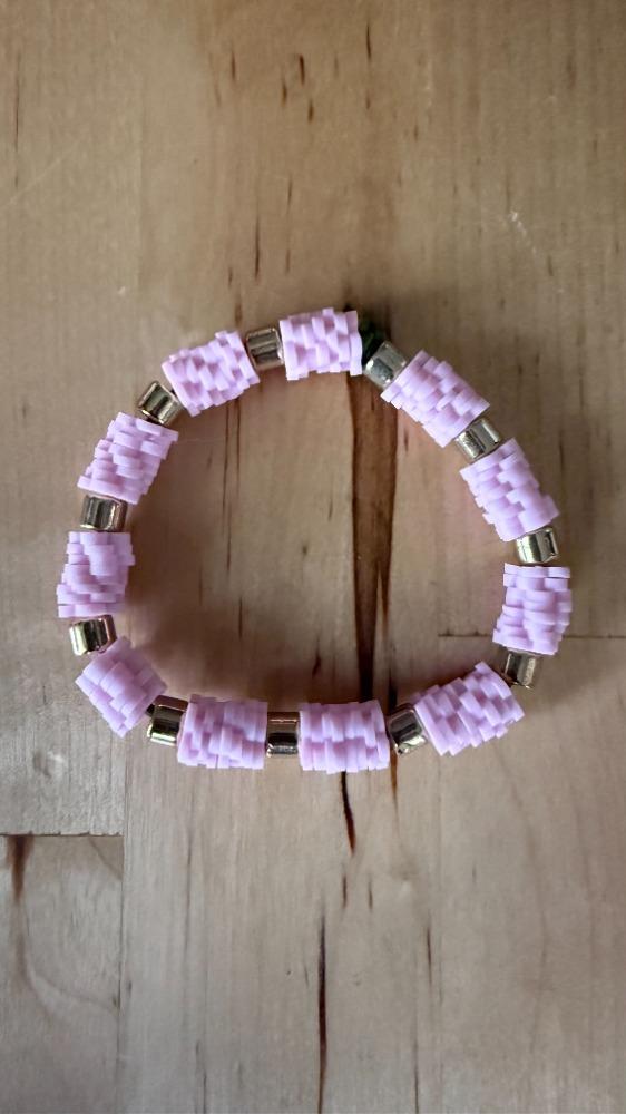 Spring pink bracelet 