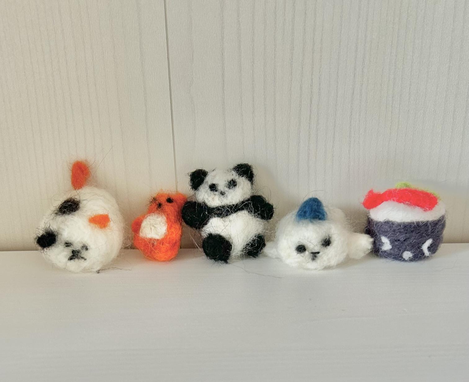 Cute felted collection 