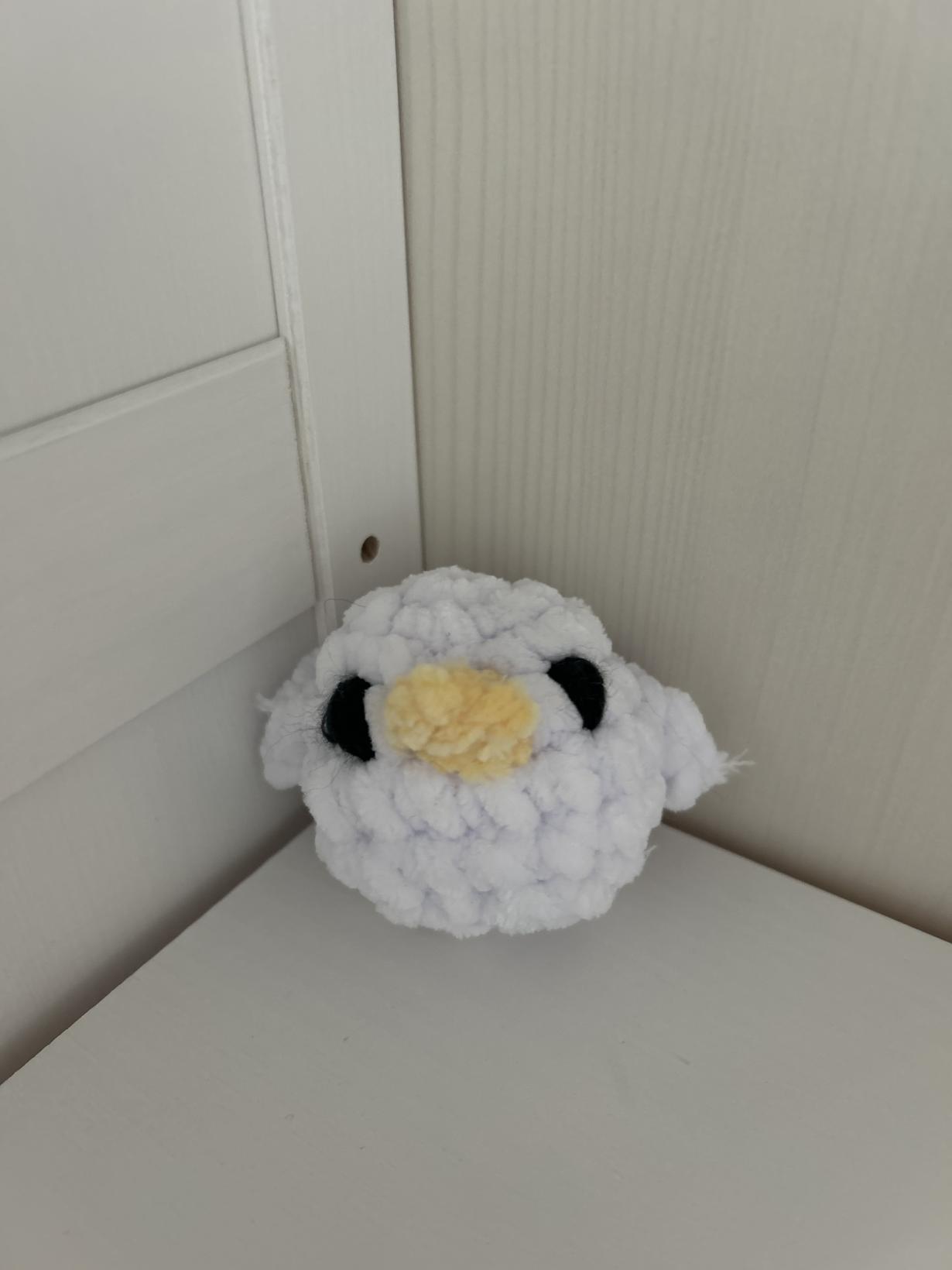 Cute amigurumi bird