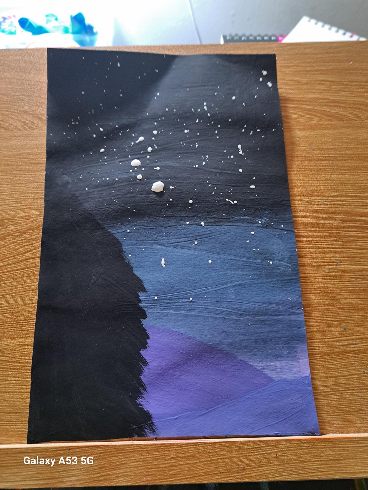 The Beautiful night sky.