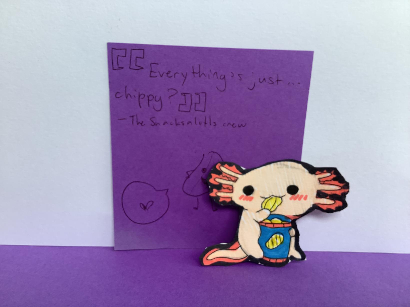 Chip axolotl lucky charm 