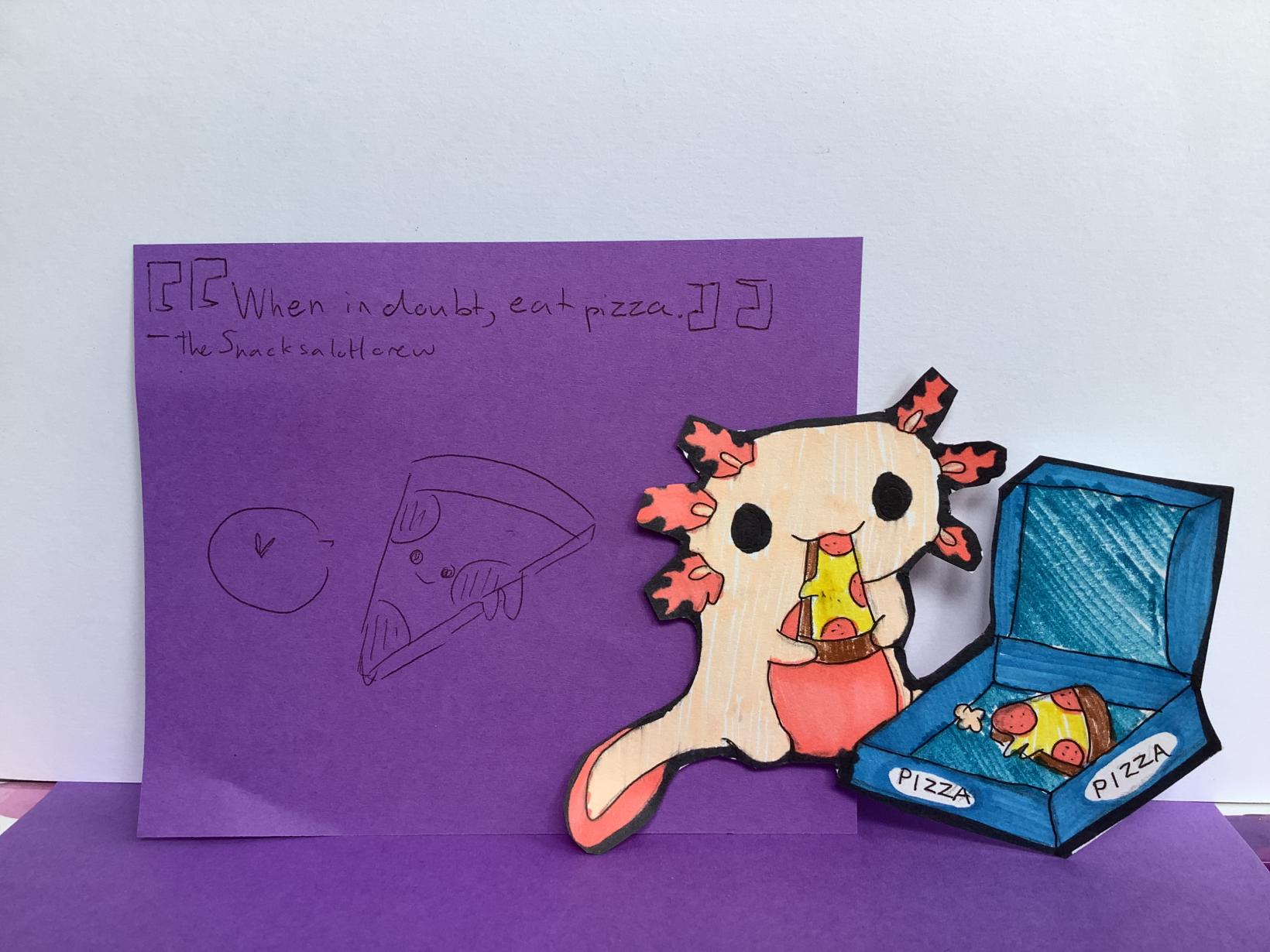Pizza 🍕 axolotl lucky charm 
