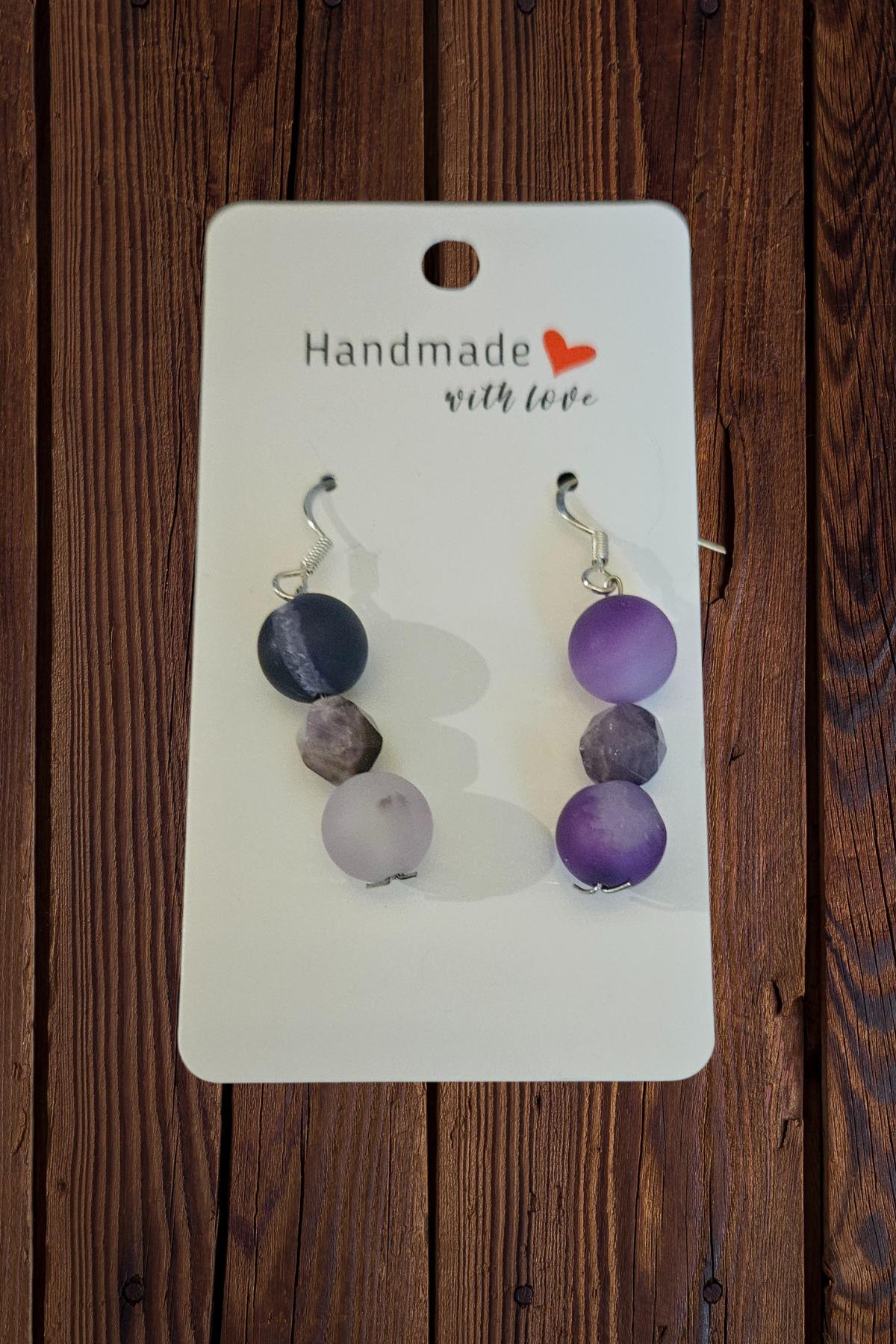 Purple Earrings