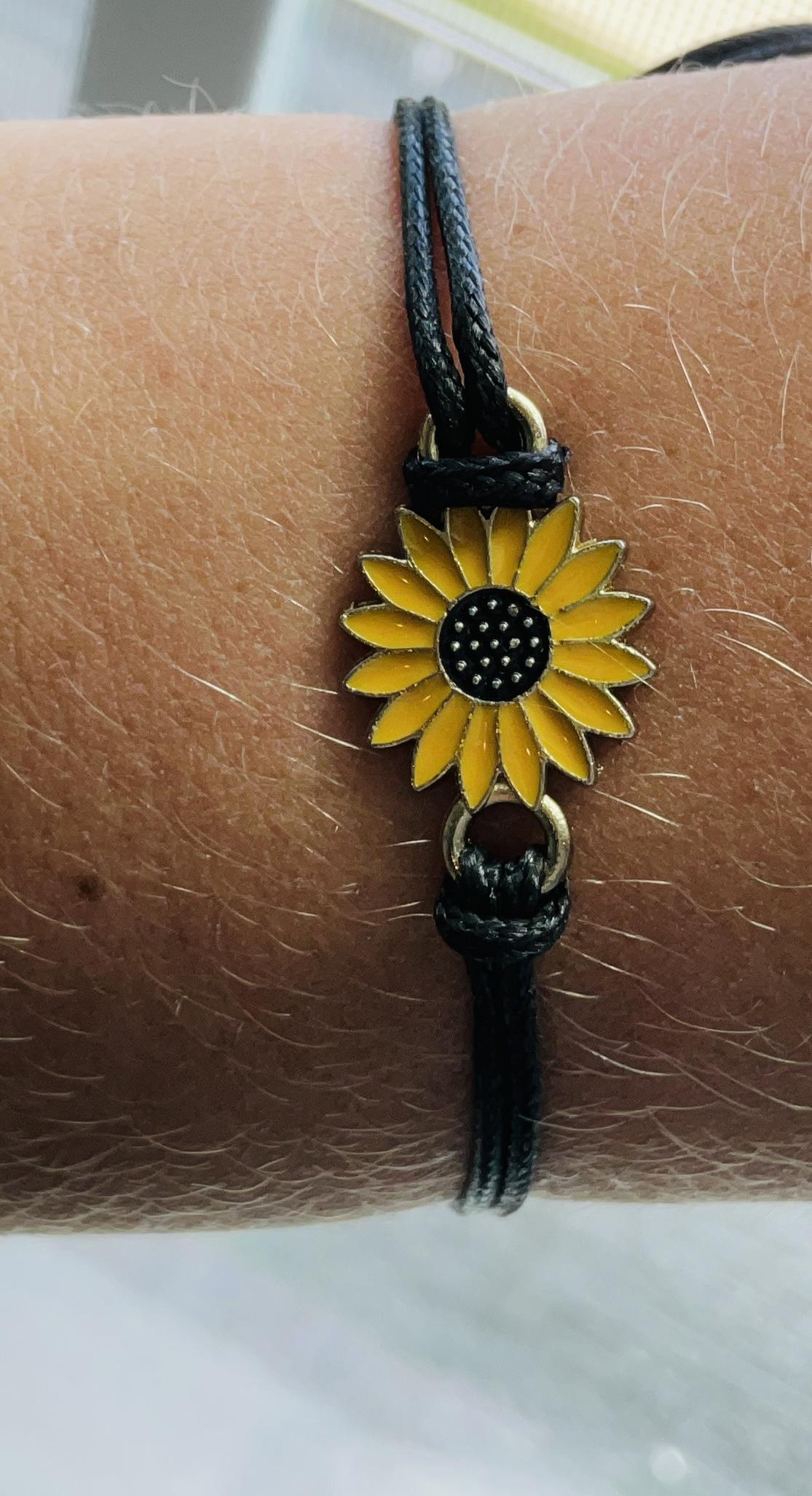 Sunflower bracelet