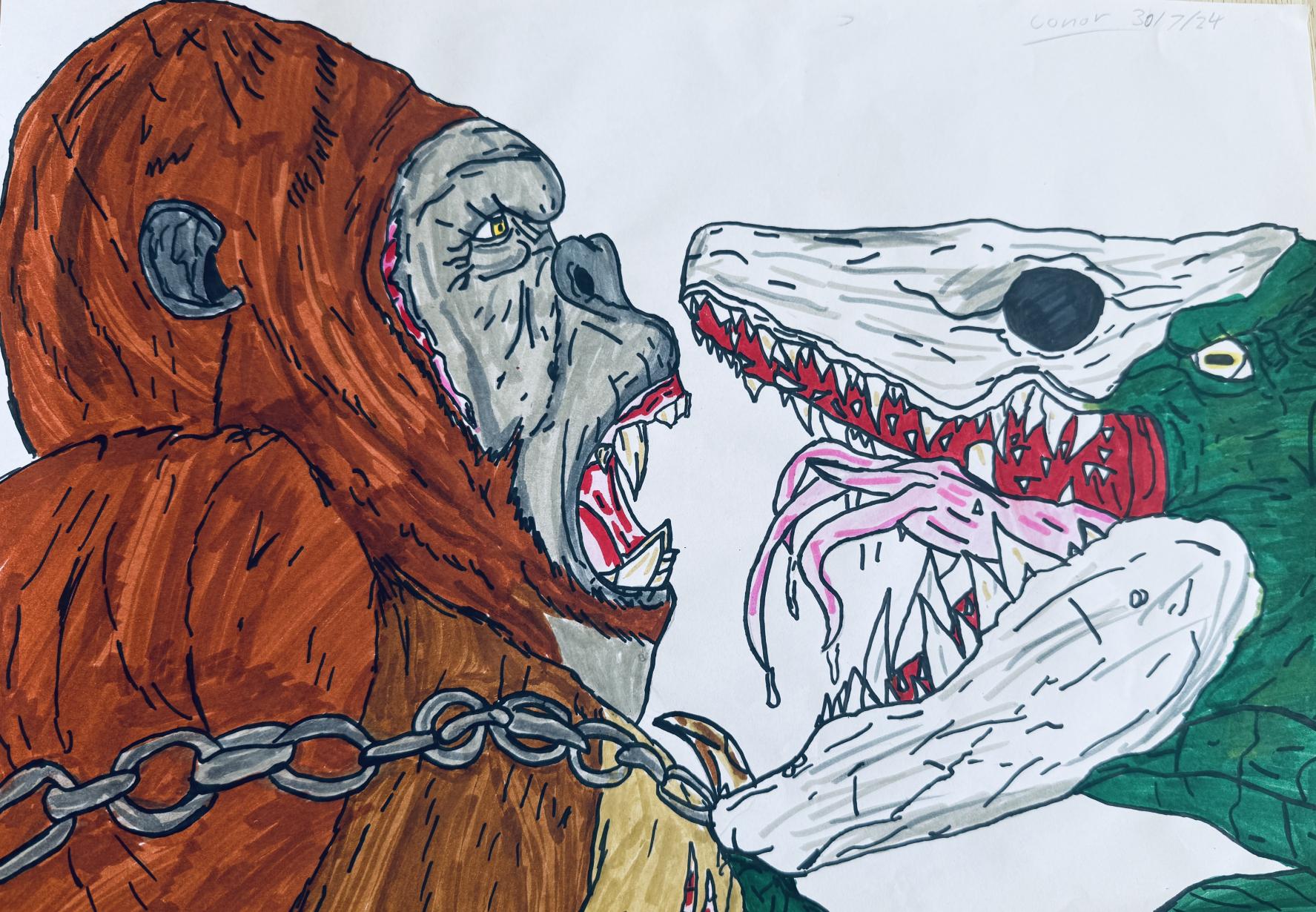 Kingkong V Skullcrawler 