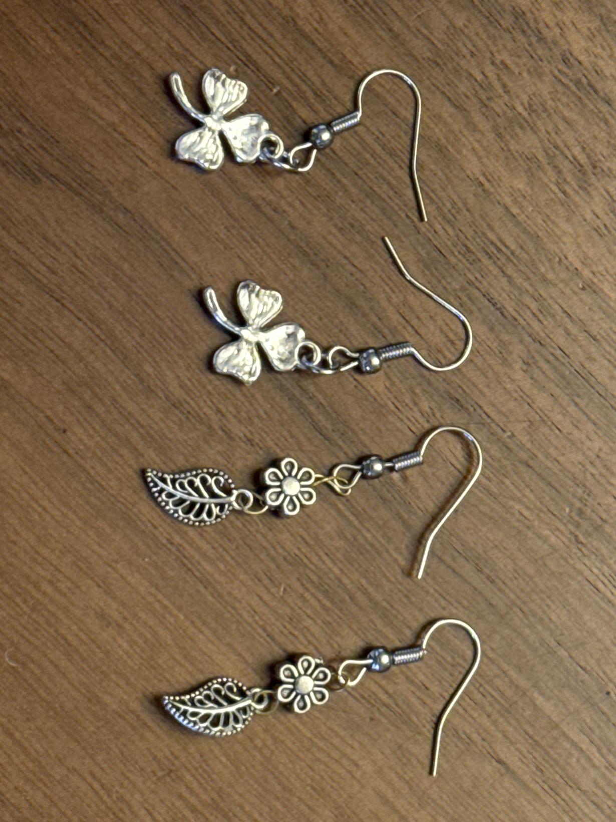 Nature earrings two pack 