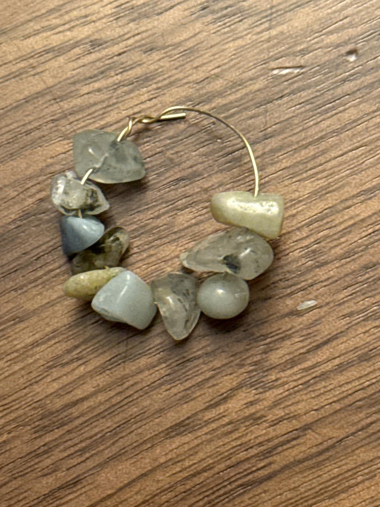 Child sized stacked jade ring