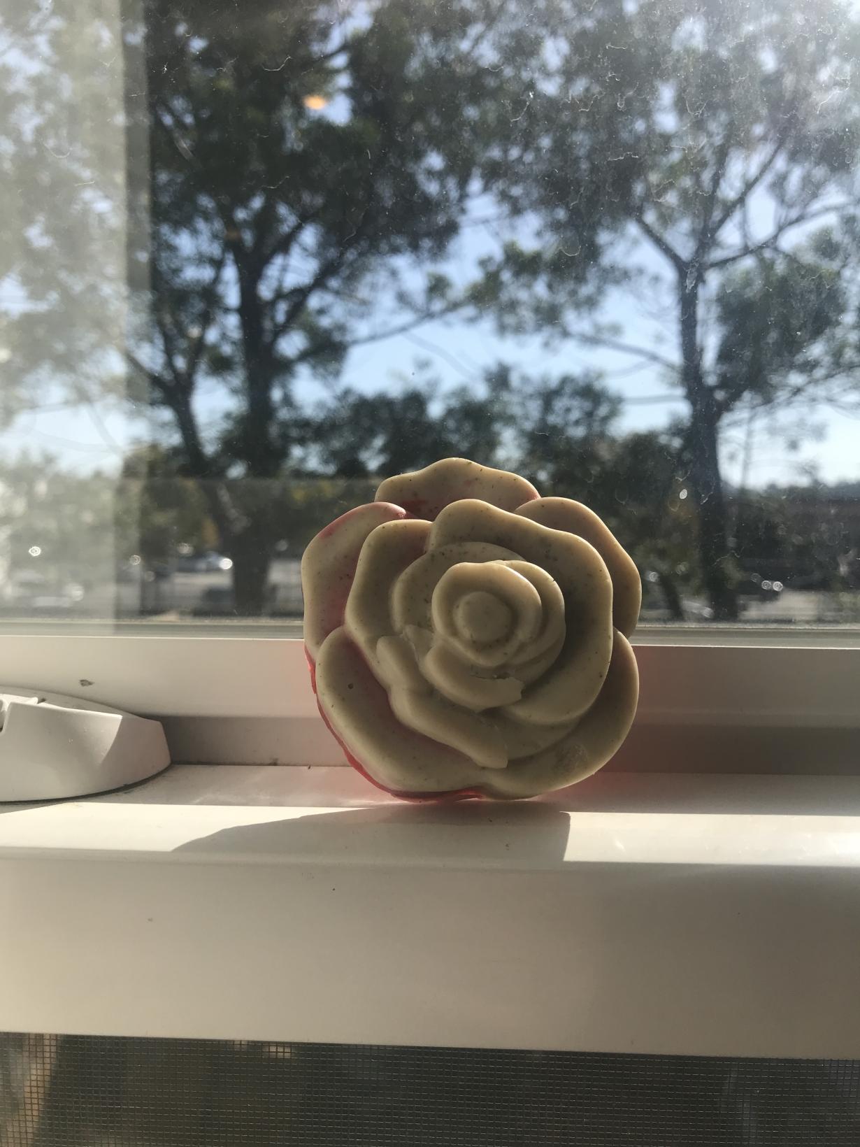 Strawberry matcha soap