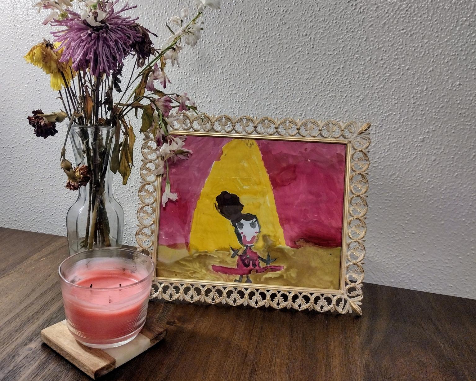 Pink Ballerina in the Spotlight