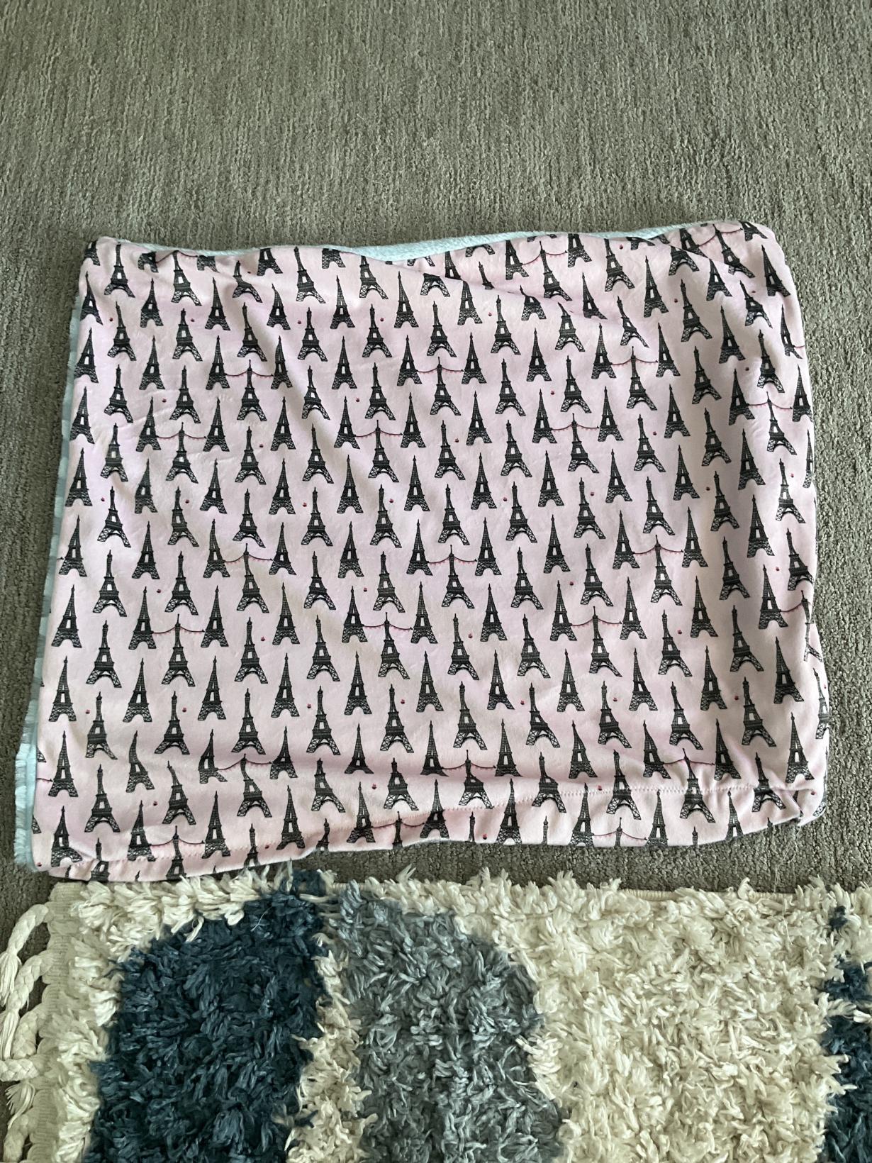 Eiffel Tower baby blanket