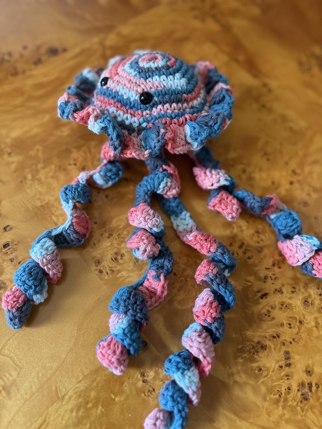 James the crochet jellyfish 