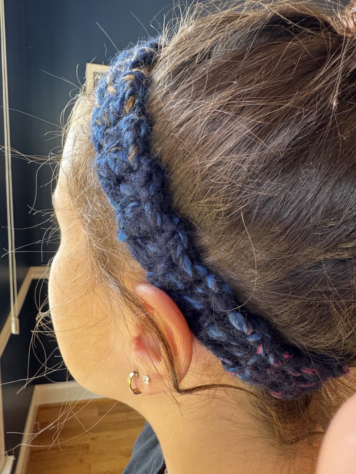 City lights crochet headband 