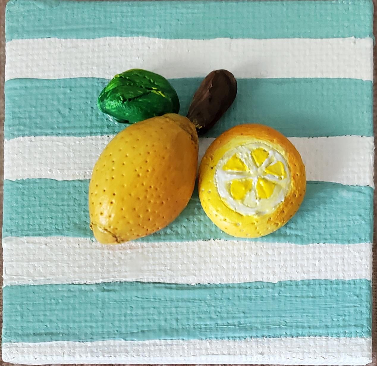 Lemon - 3D Acrylic Painting