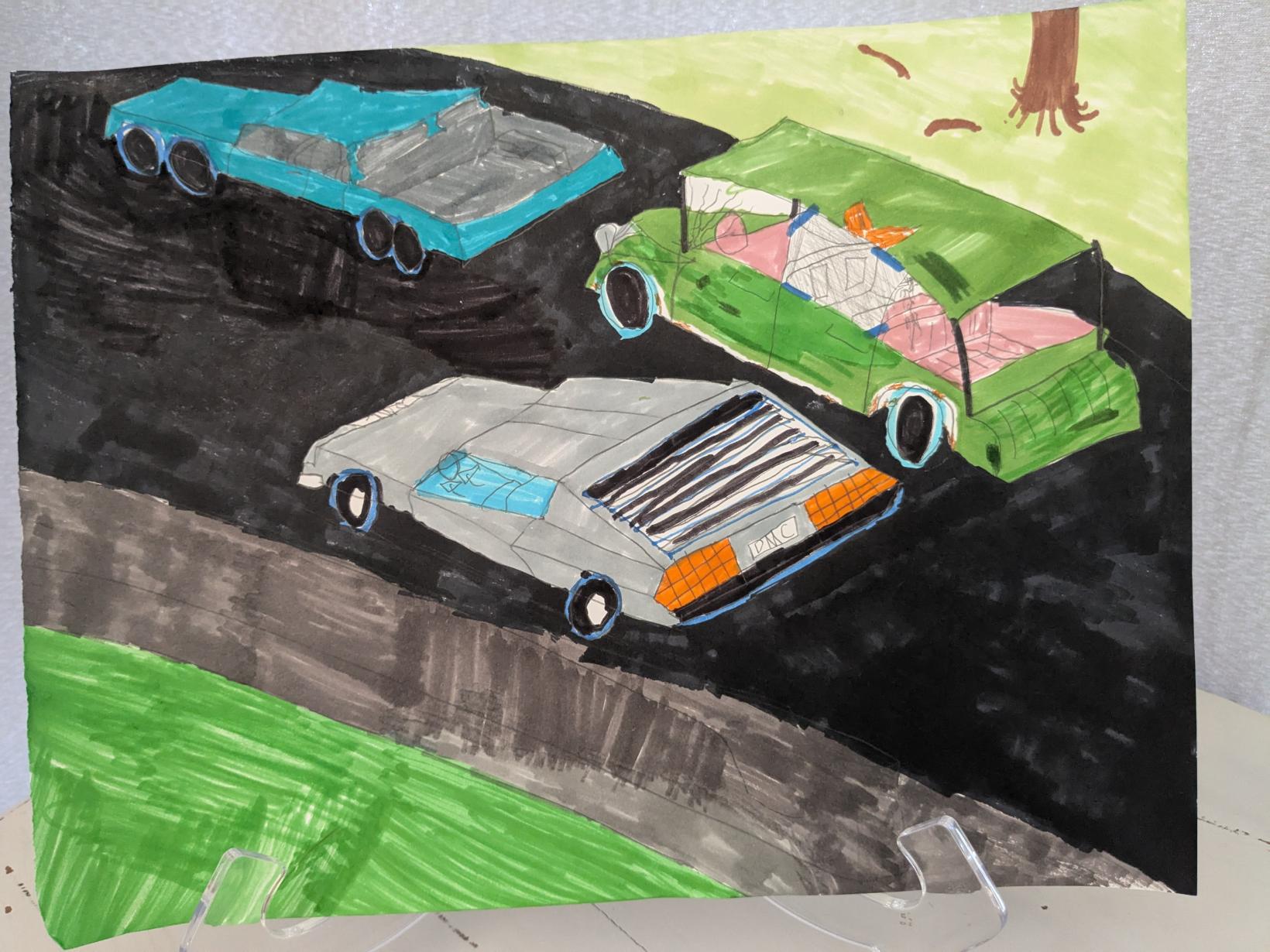 Going to the car show 