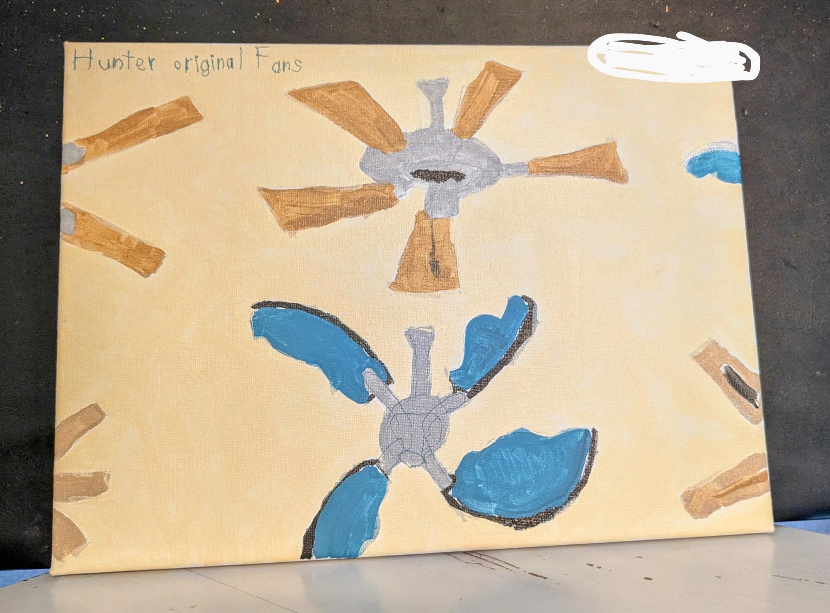 Hunter original ceiling fan display 