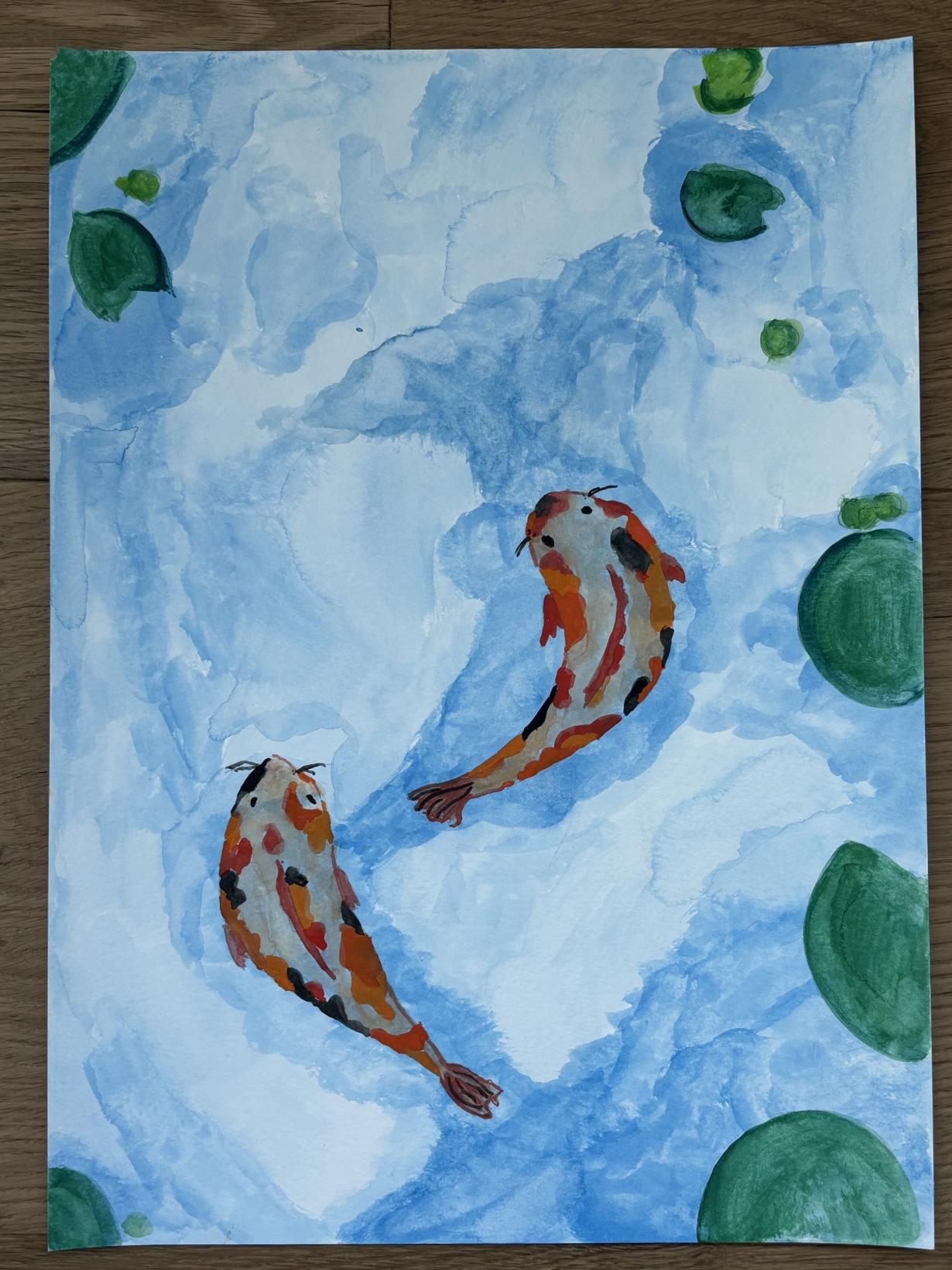 Frolicking Koi