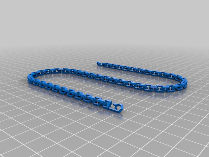 3D Printed Necklace Chain
