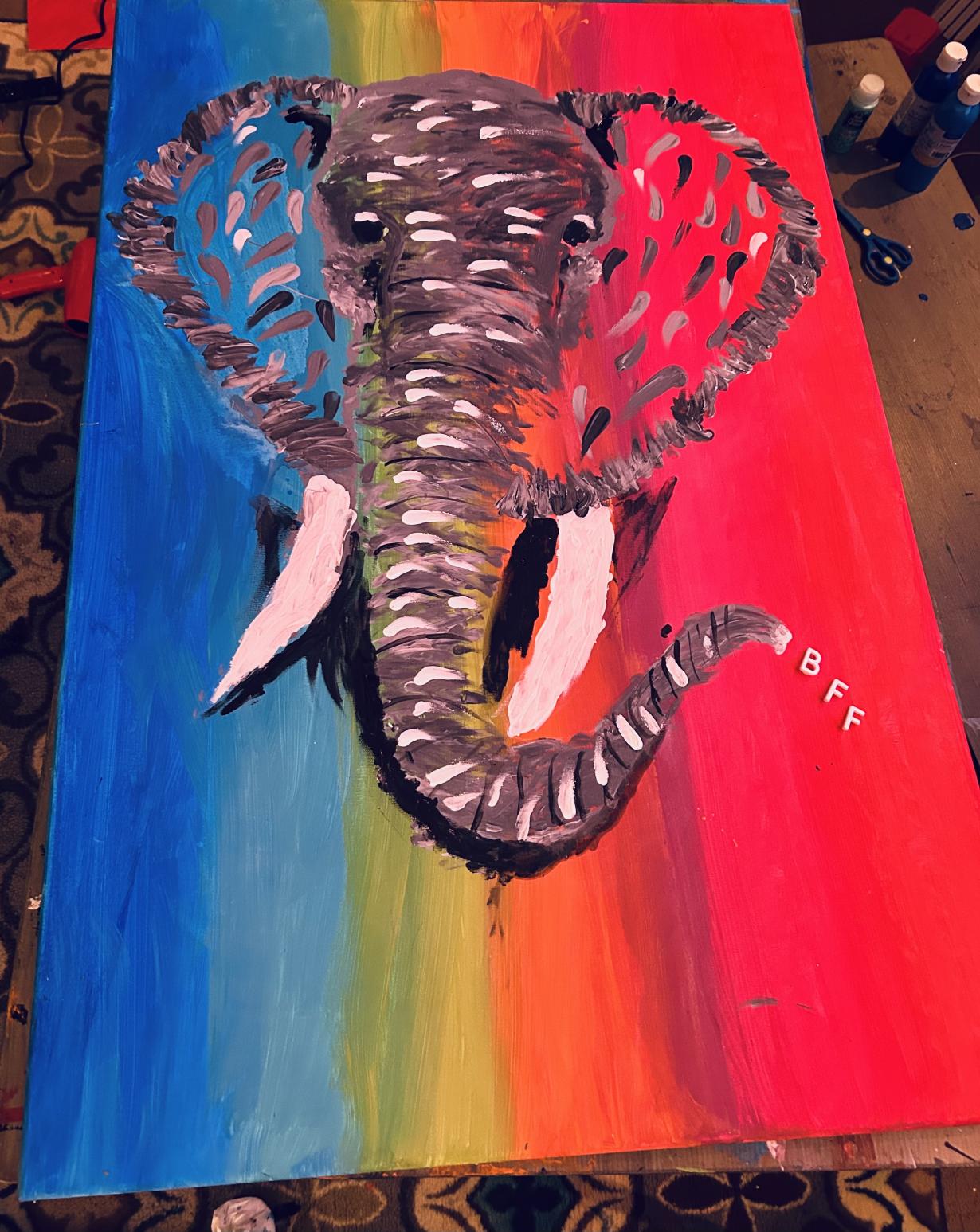 The Rise of the Elephant - Canvas