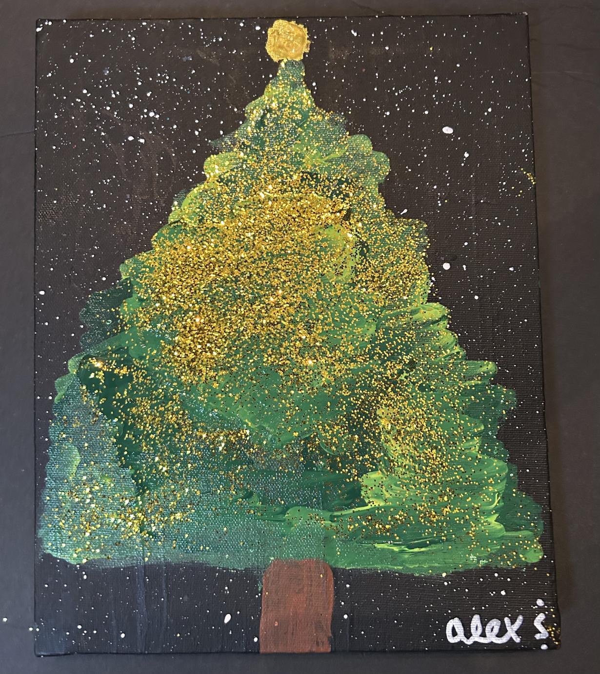 “The Golden Christmas Tree” 