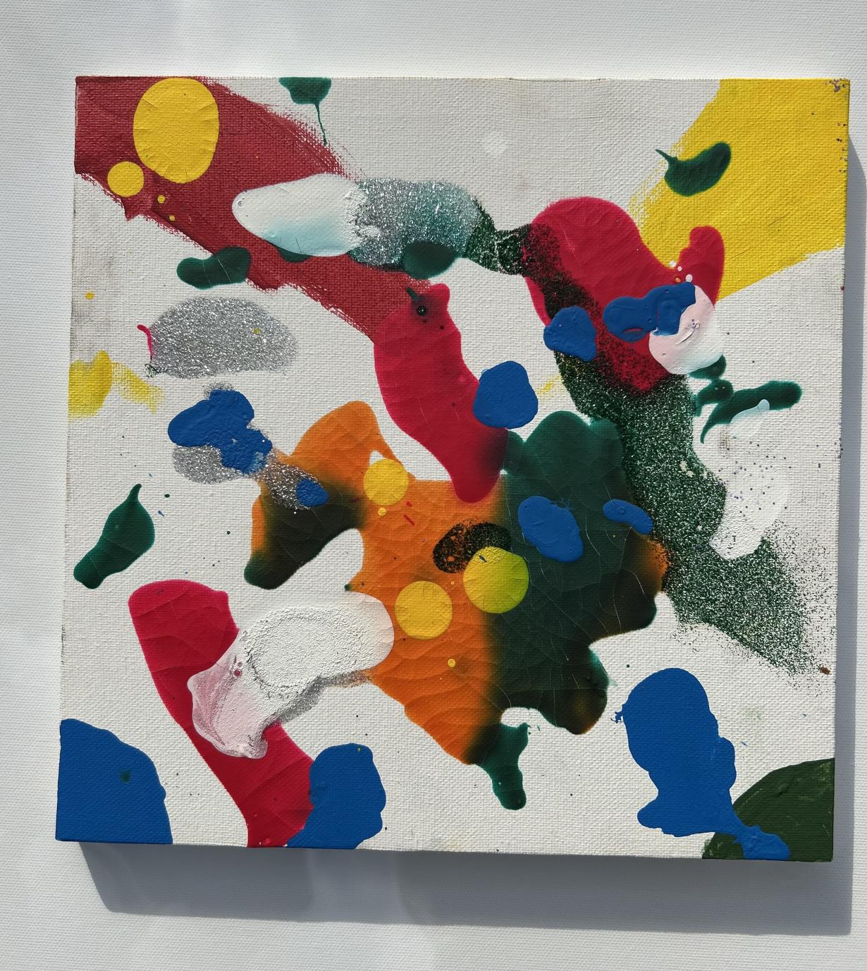 The Splash of the Paint Brush - Canvas