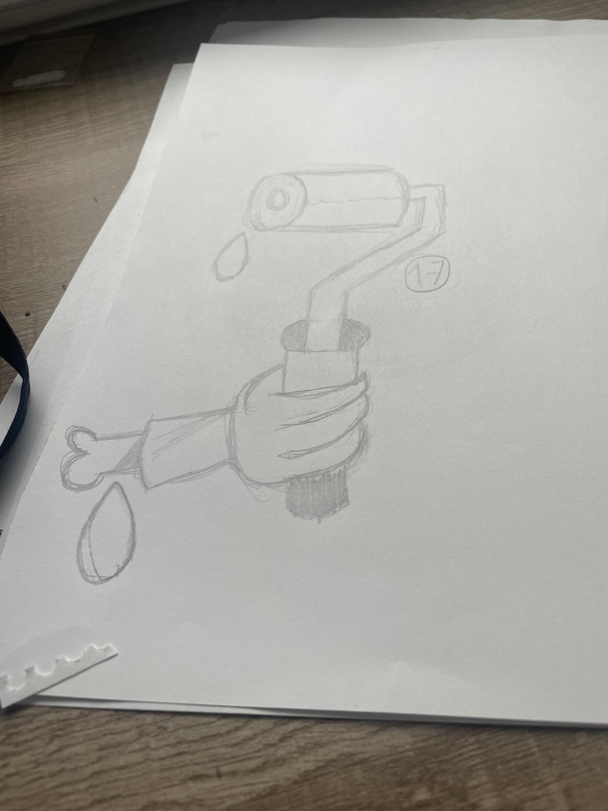 The painter who lost a hand