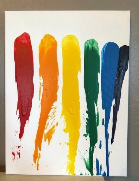 the rainbow flow 12x16