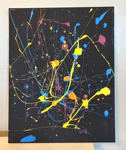 nyan splat!  11x14