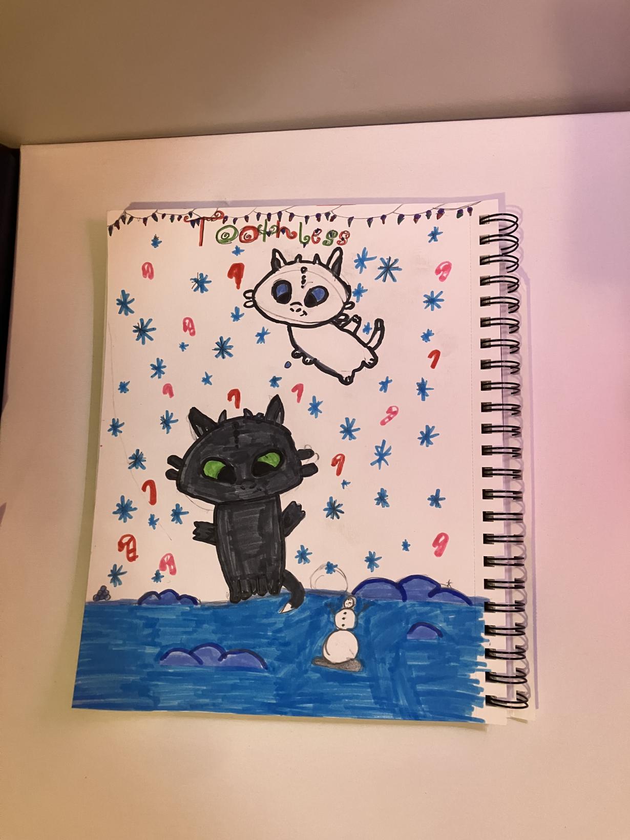 How to train your Dragon snow day