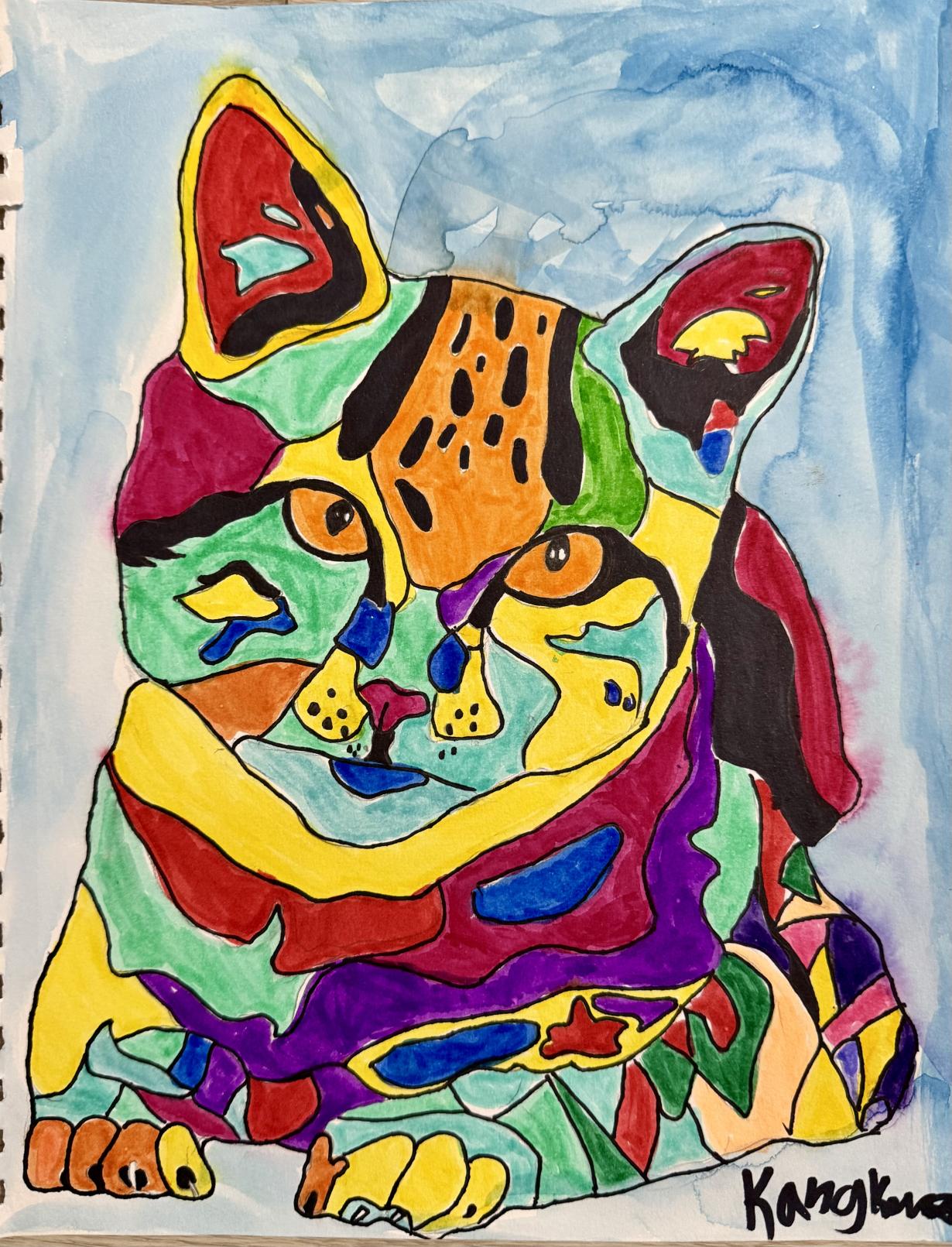 The Kaleidoscope Cat