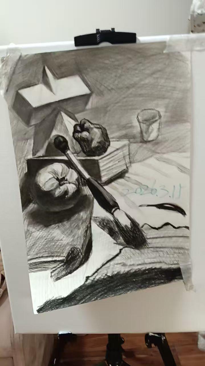 Still life drawing