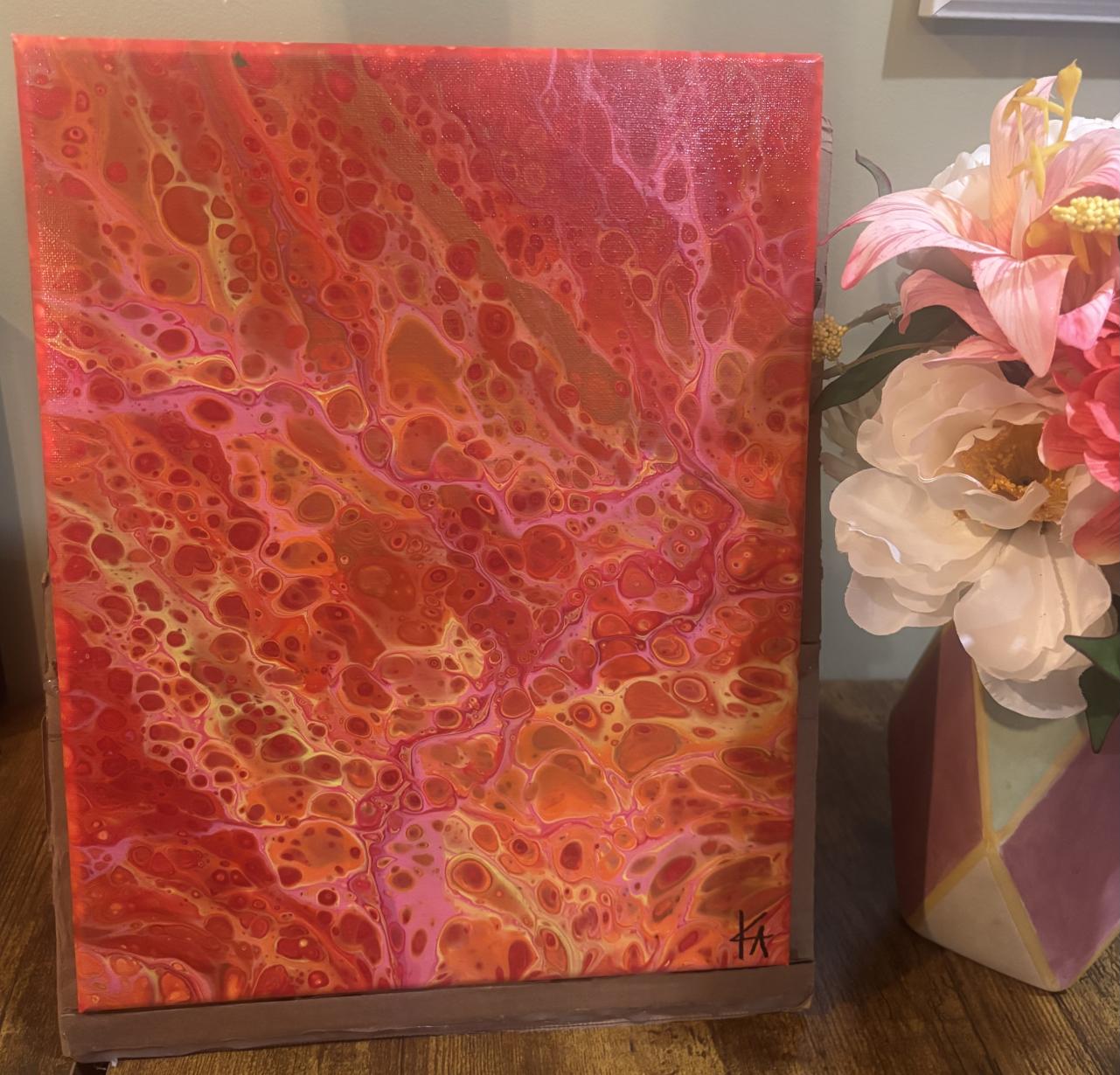 Sunrise explosion (canvas)