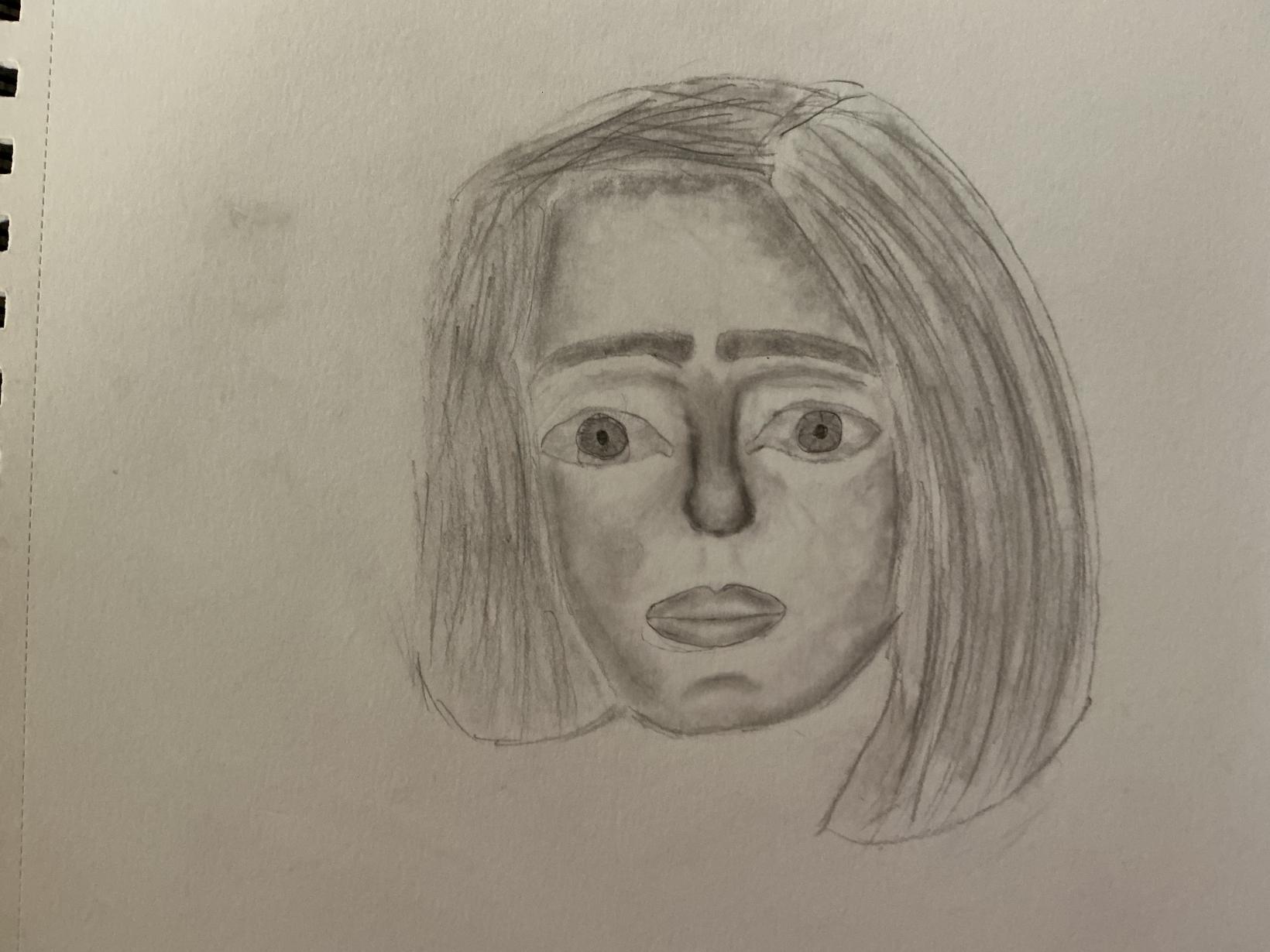 Portrait of random girl