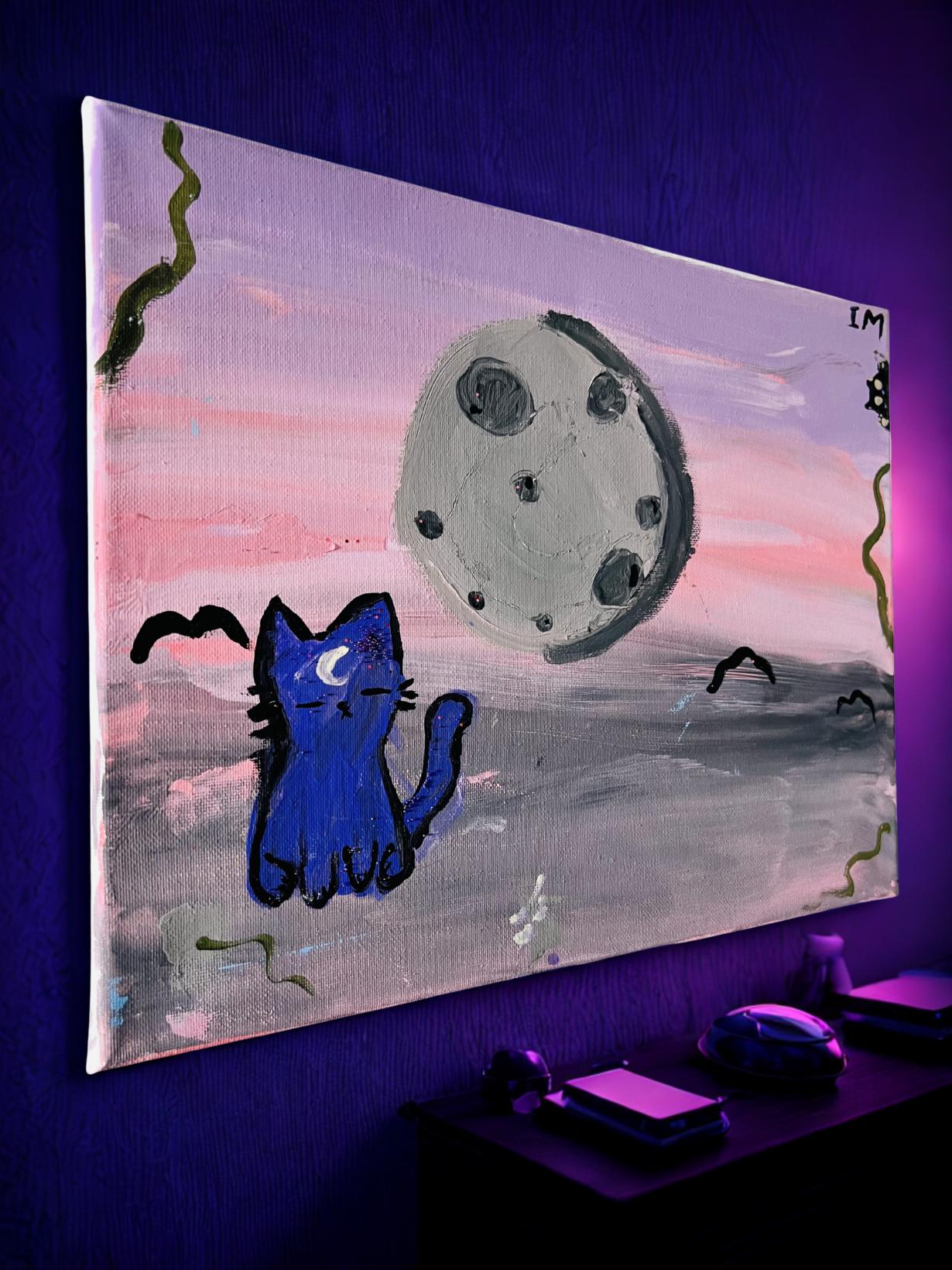 Moon cat ~ Collectors Piece
