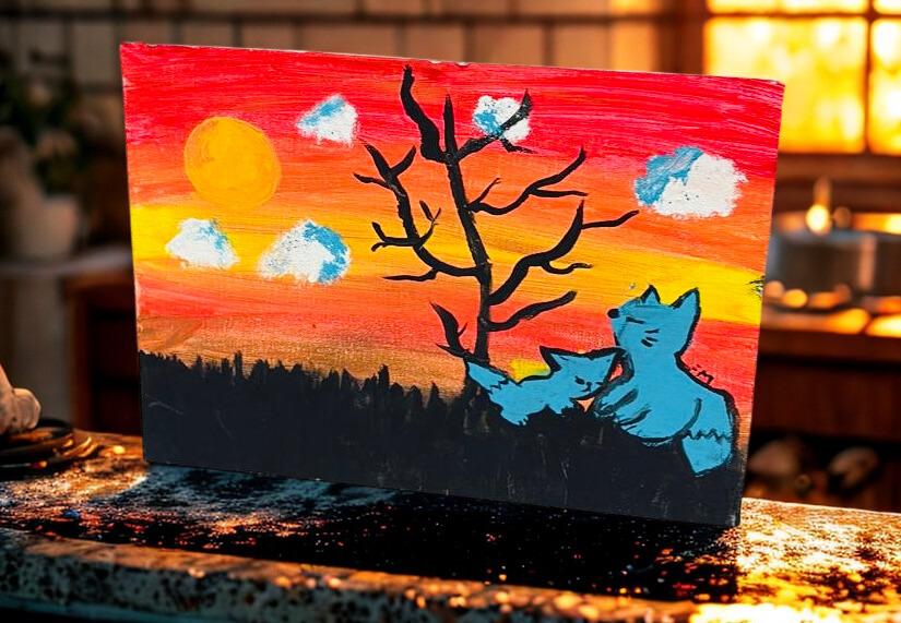 Evening in the Little Forest