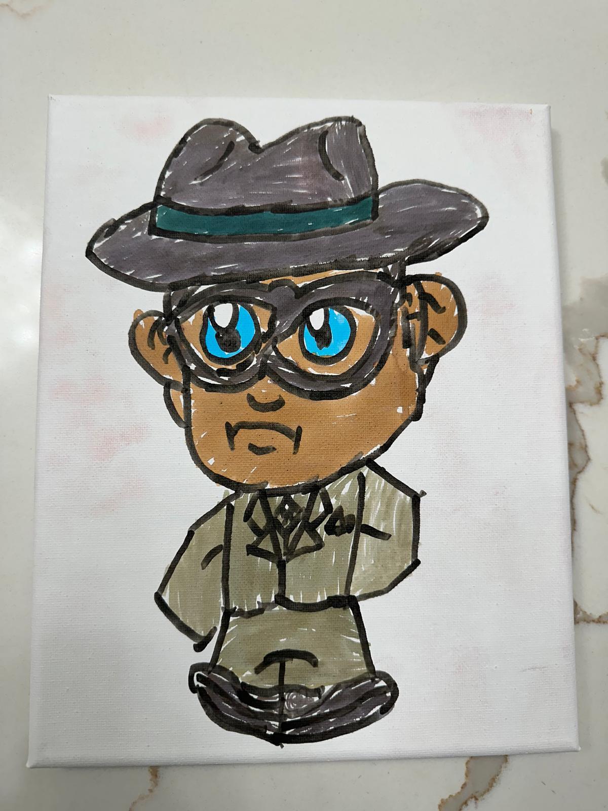 Chibi Noir Genius detective