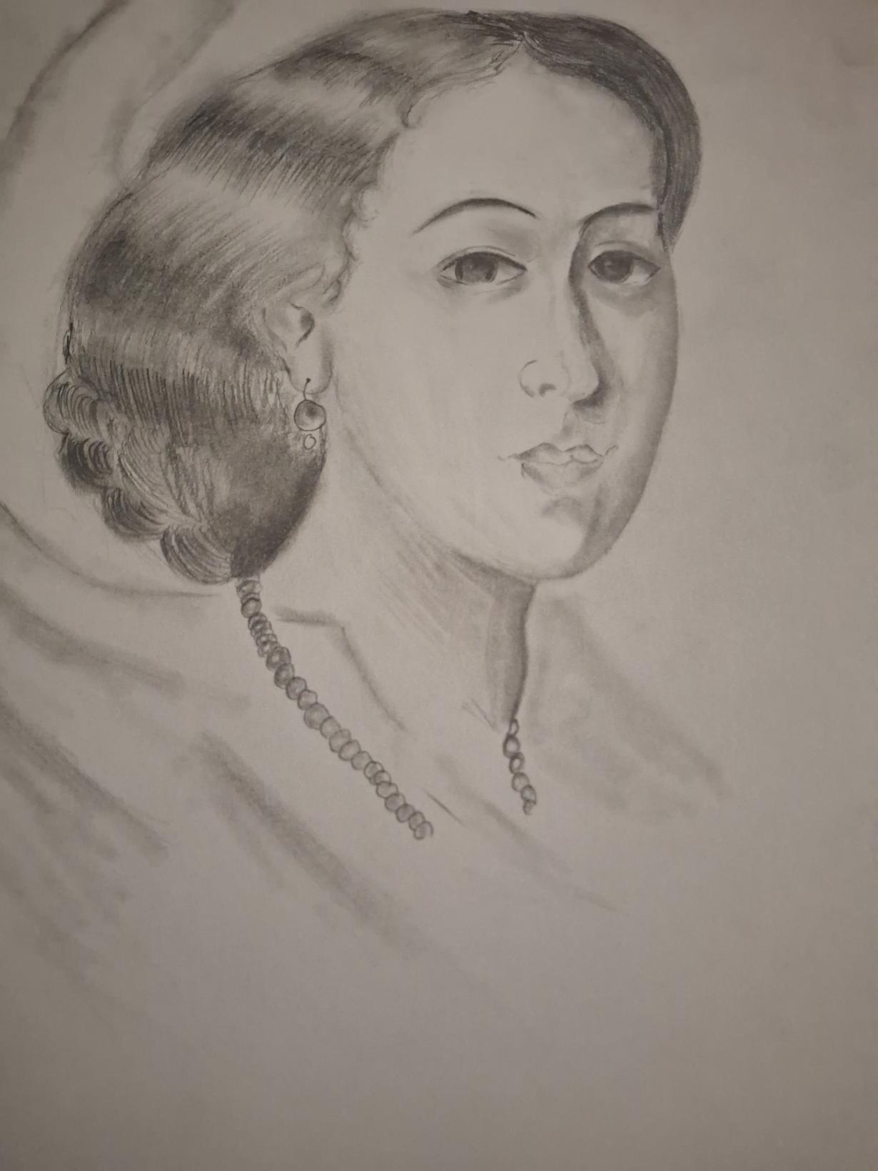 Lady With The Pearl Necklace