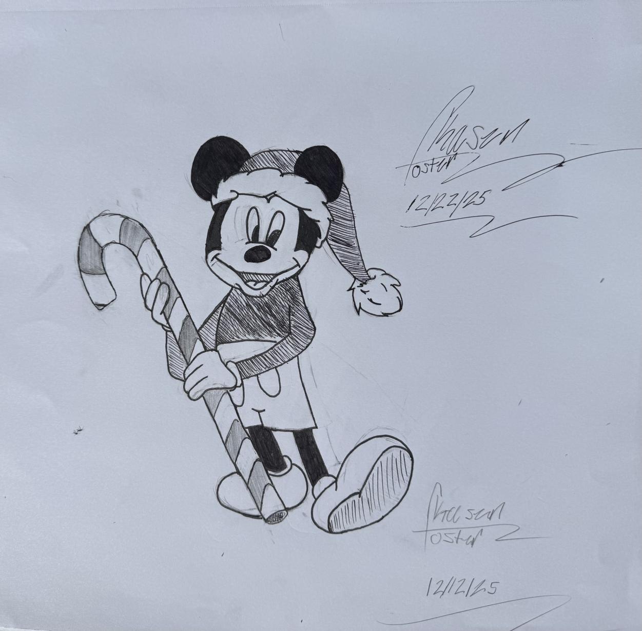 Christmas Mickey Mouse