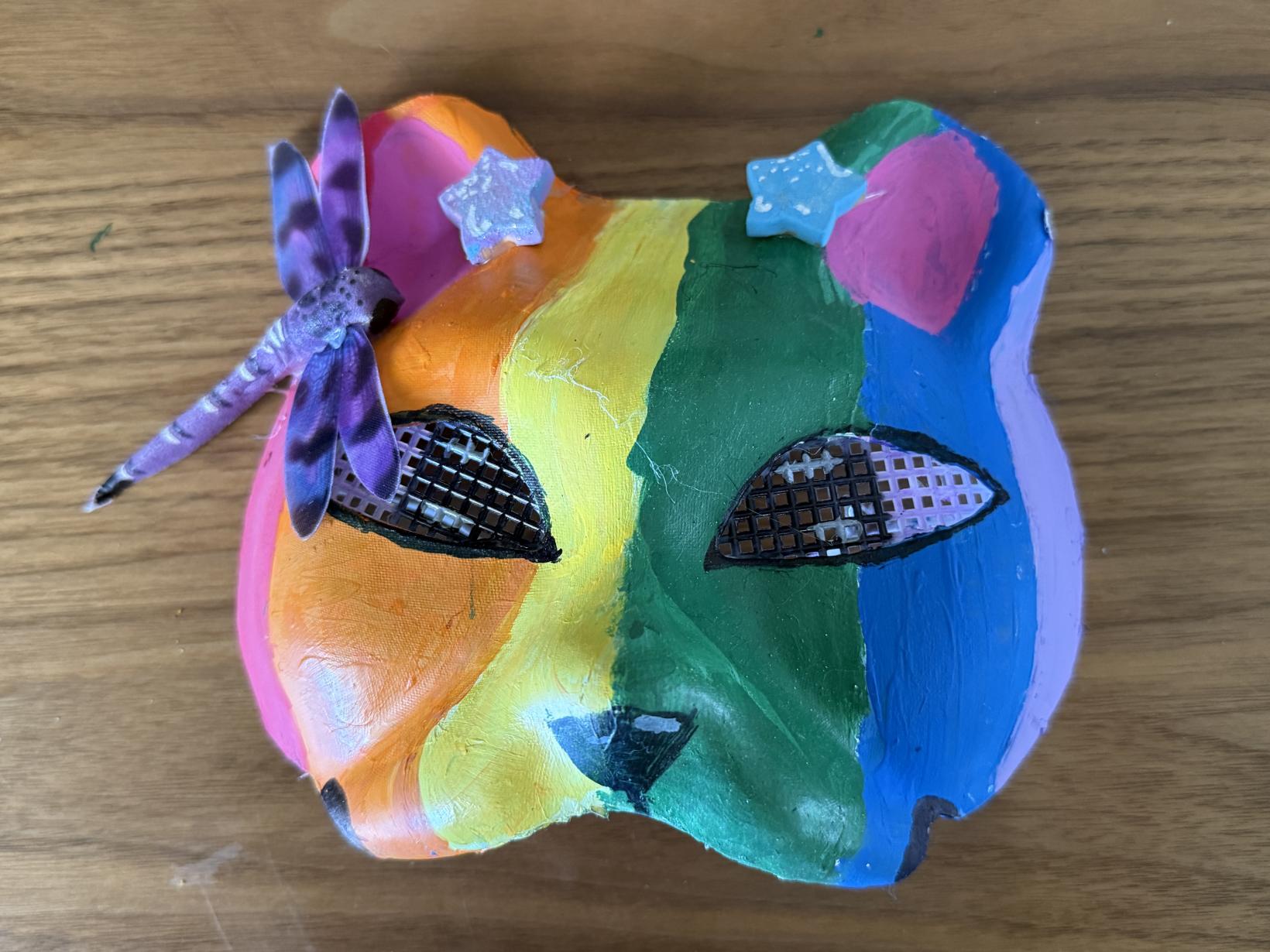 Gummy bear therian mask