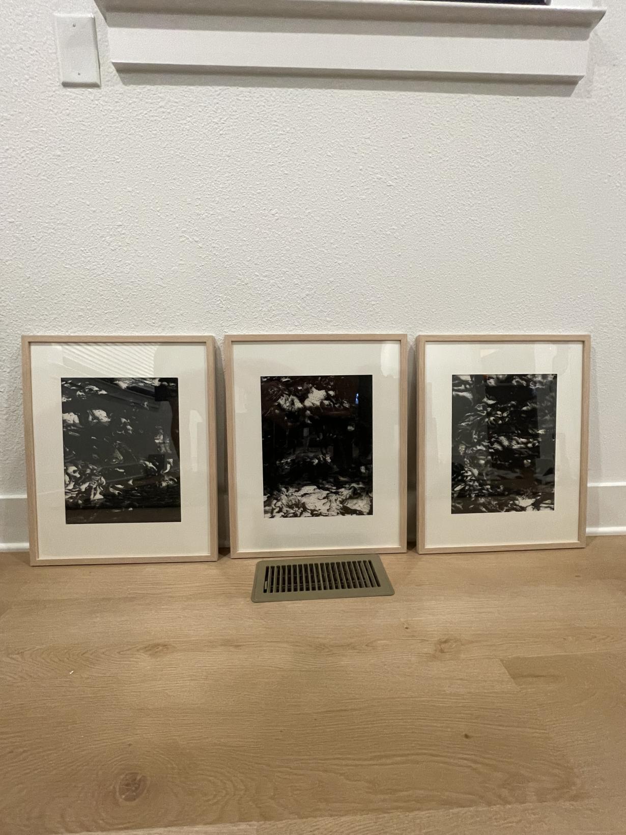 Three Framed Black and White