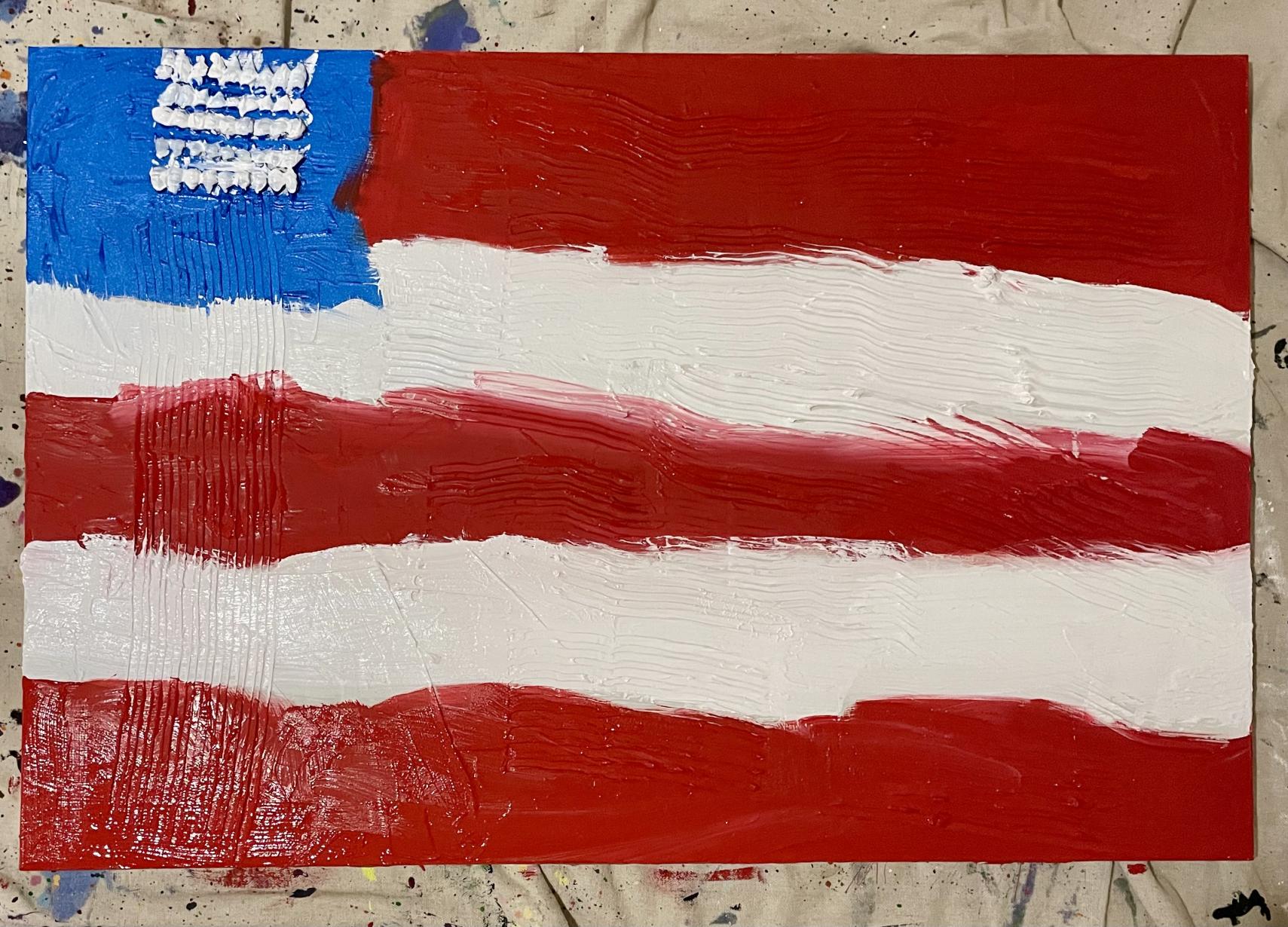Textured American Flag