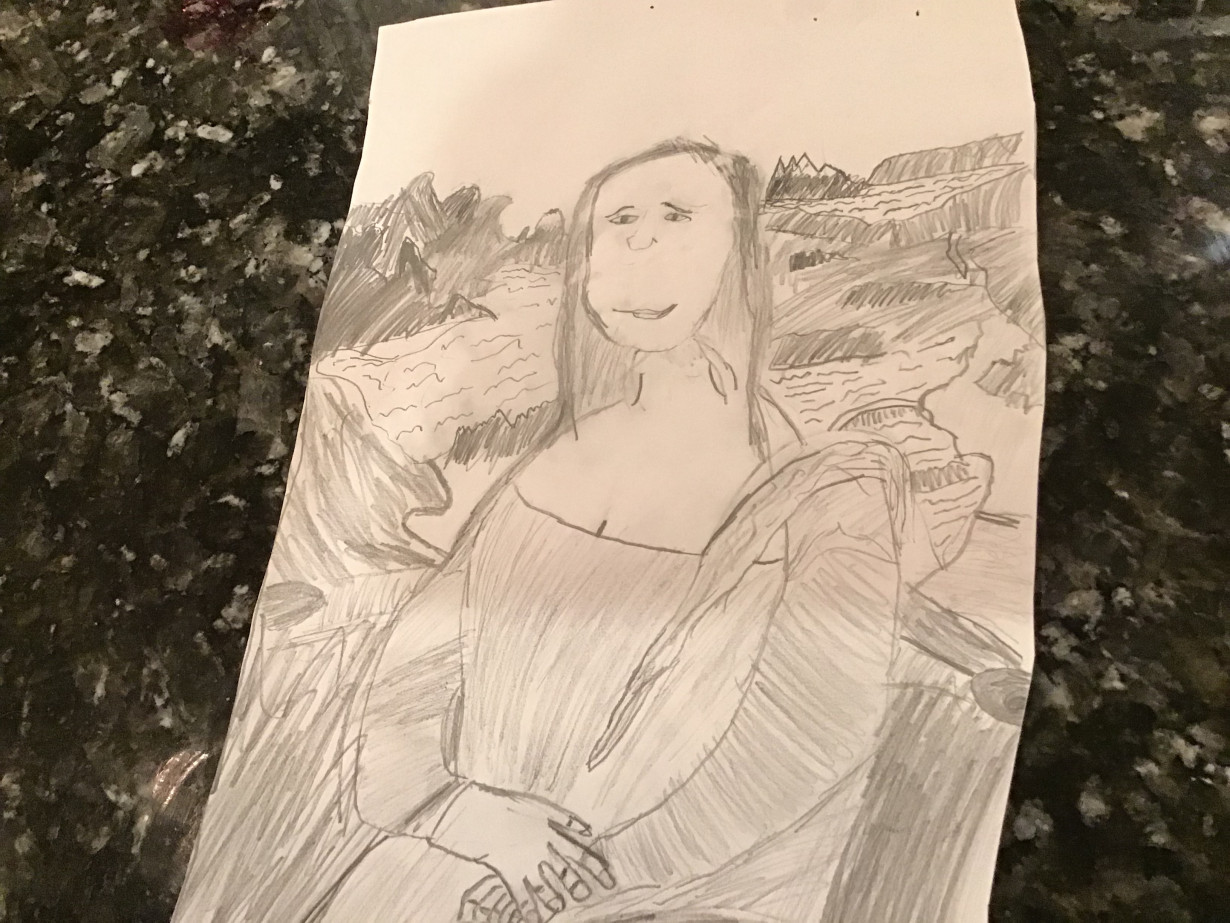 The Mona Lisa, redone